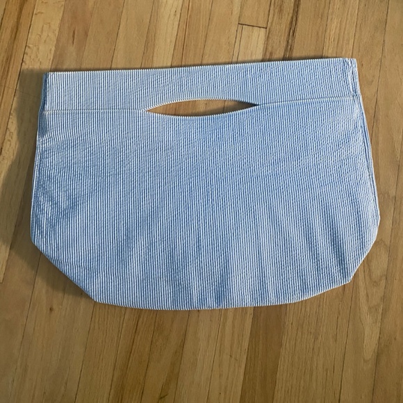 Mark & Graham Blue Striped Bag - Picture 2 of 9